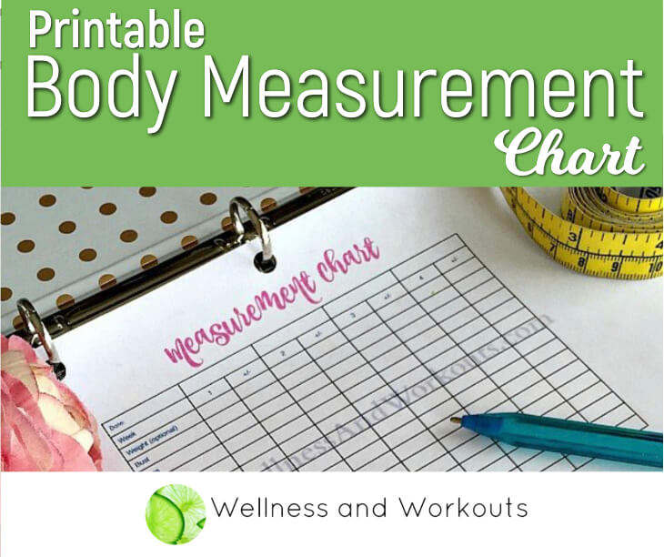Free Printable Body Measurement Chart | Body Measurement Tracker
