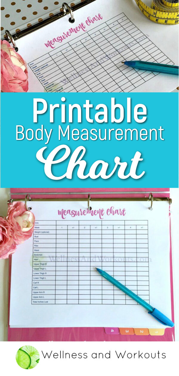 Free Body Measurement Chart Printable for Men & Women